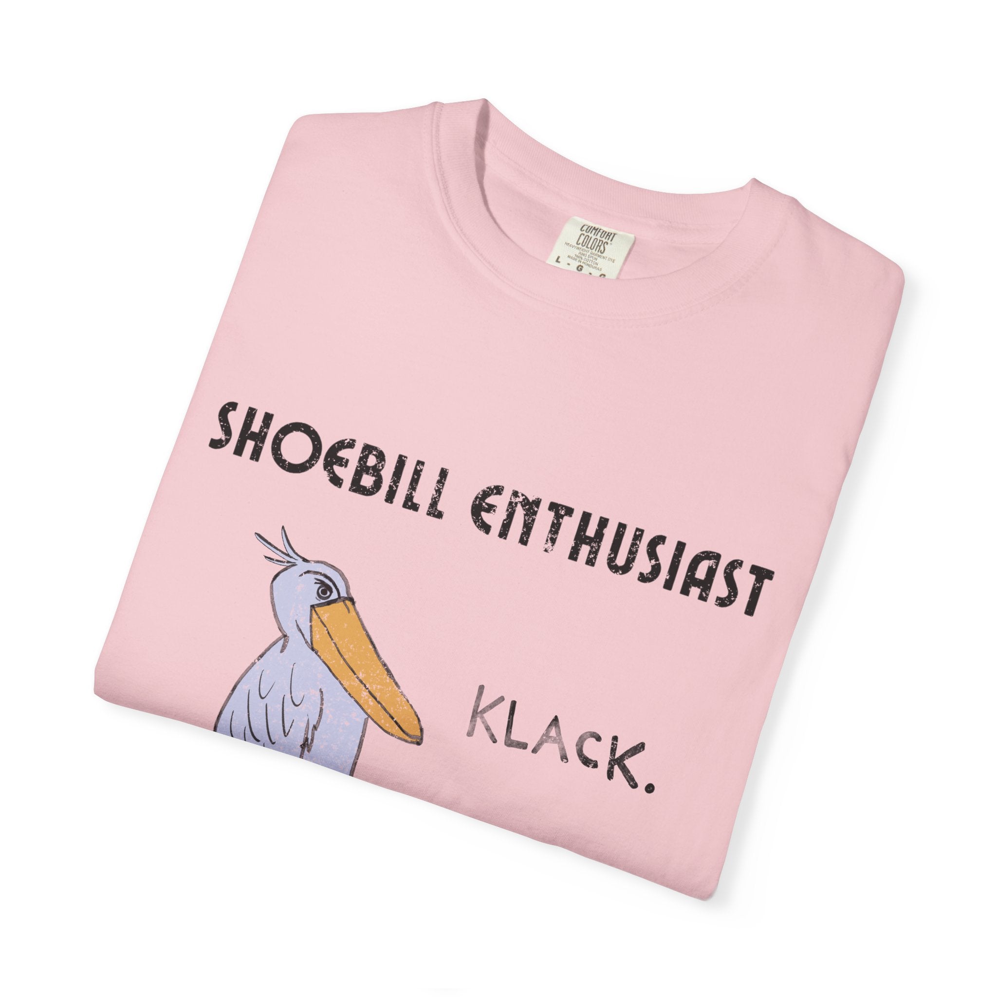 Shoebill Enthusiast Comfort Colors Tee