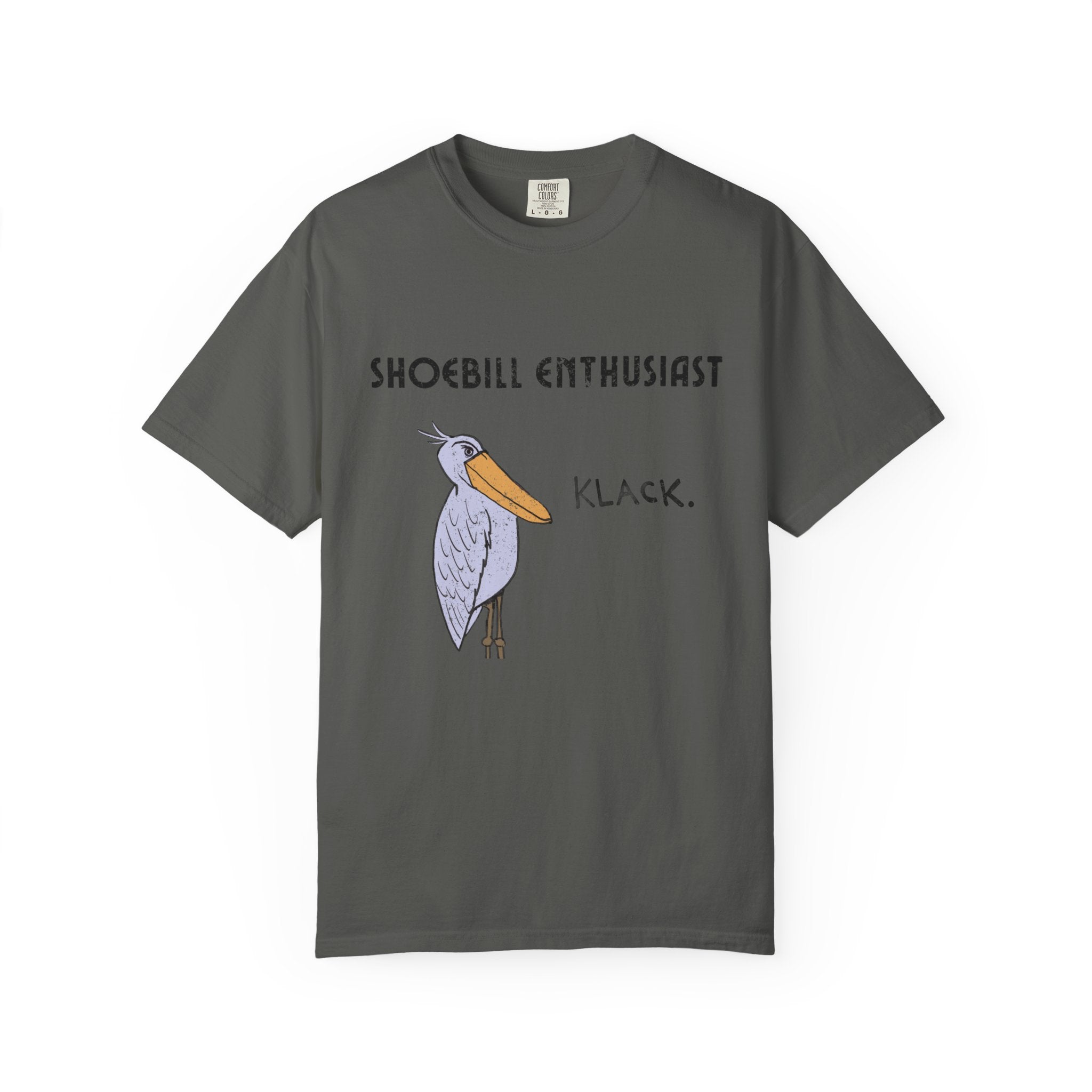 Shoebill Enthusiast Comfort Colors Tee