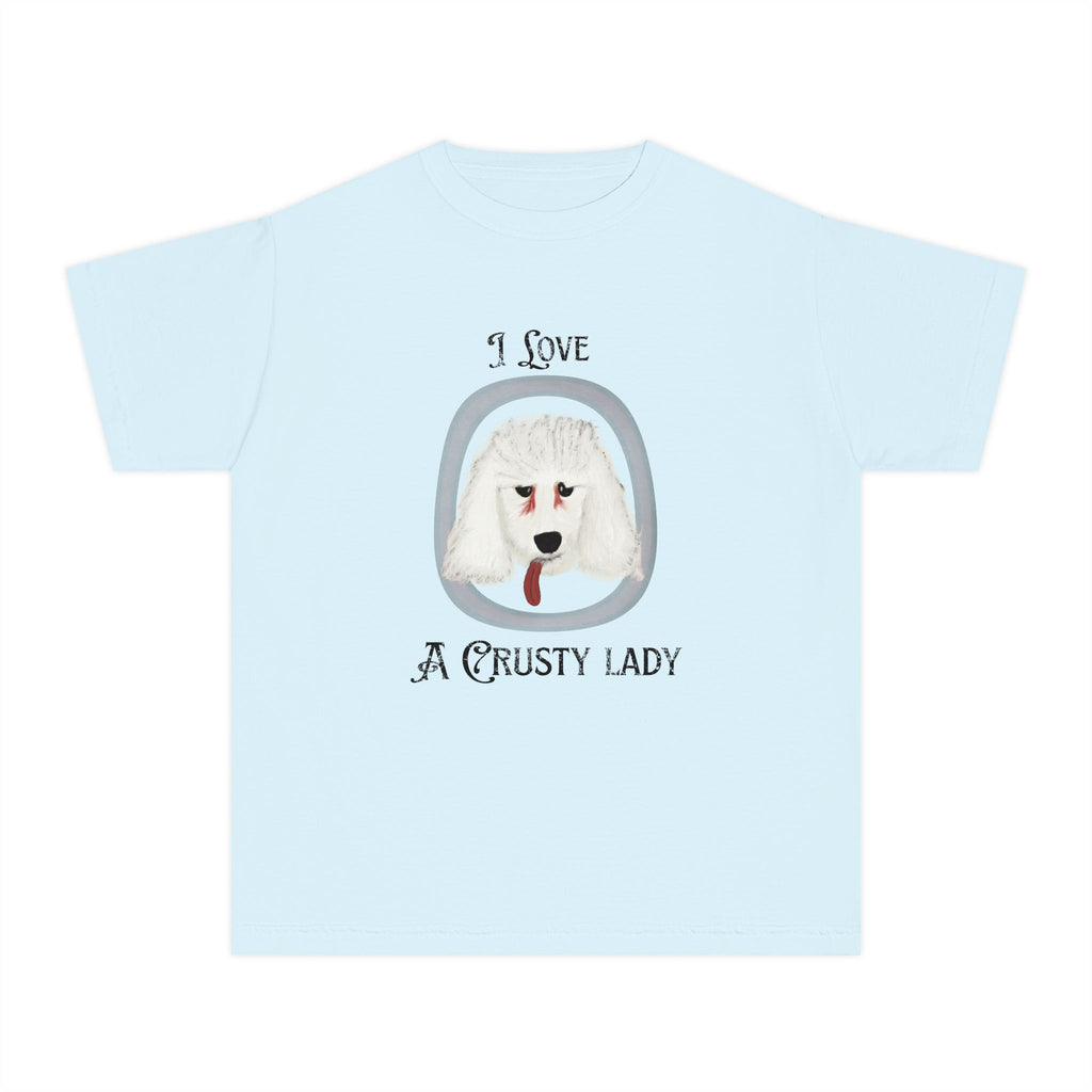 Youth Crusty Poodle Comfort Colors Tee