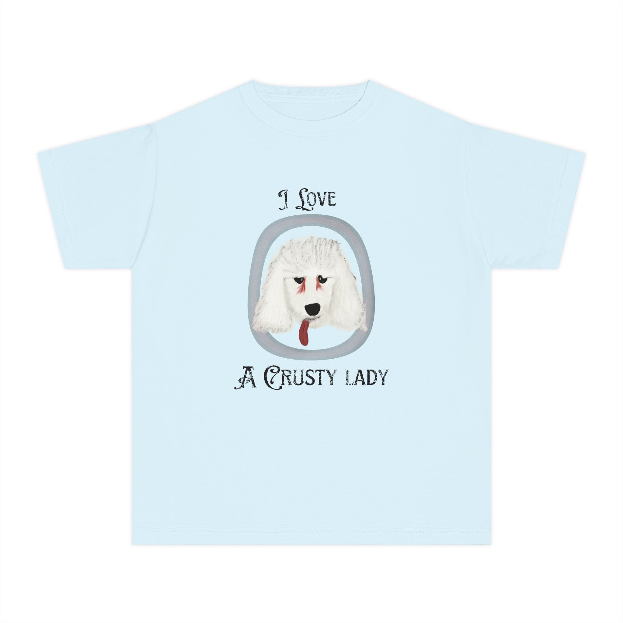Youth Crusty Poodle Comfort Colors Tee