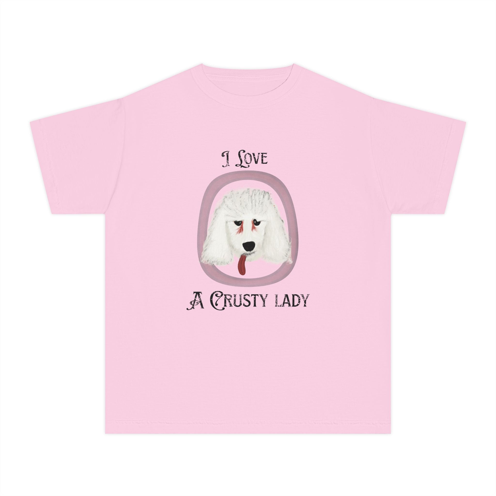 Youth Crusty Poodle Comfort Colors Tee