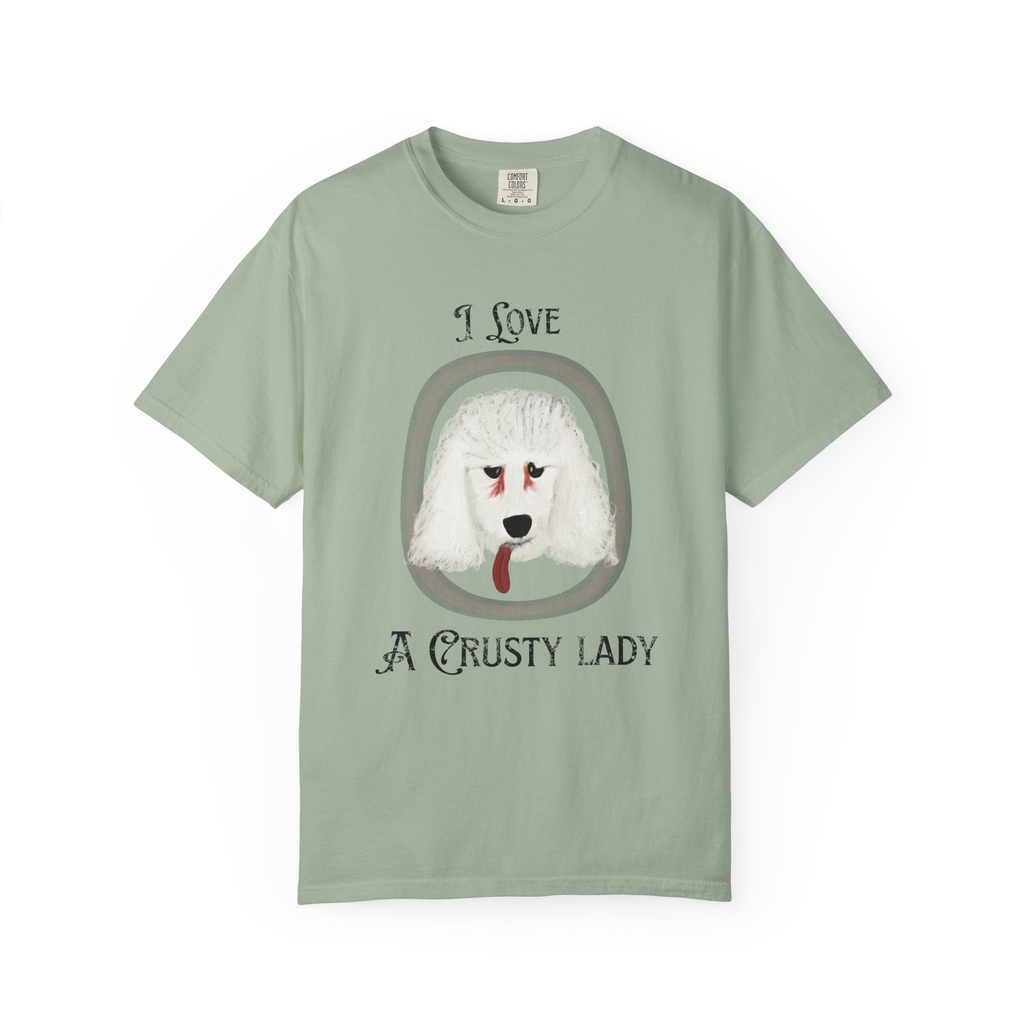 I Love a Crusty Lady Comfort Colors Tee