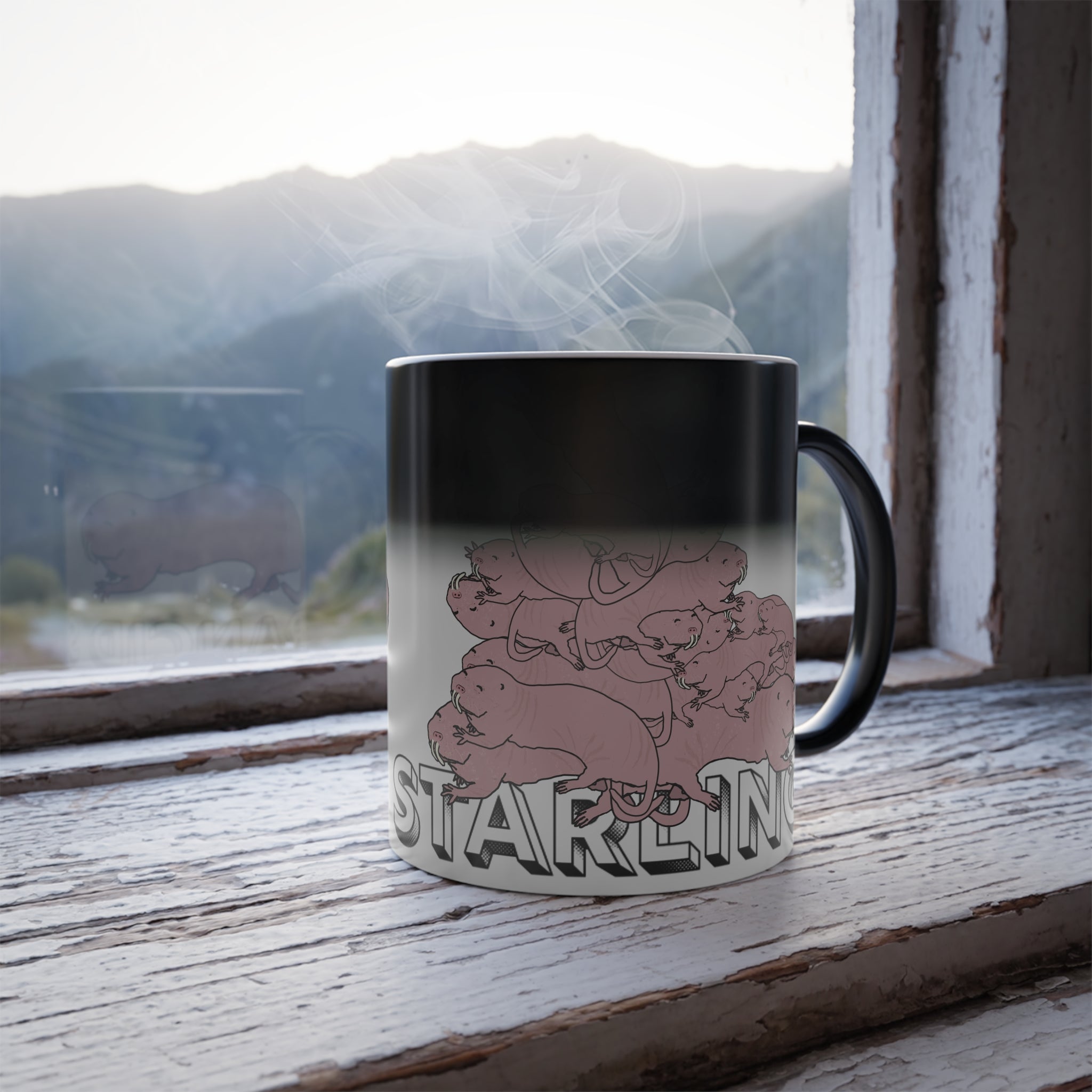 Naked Mole Rat Color-Morphing Mug