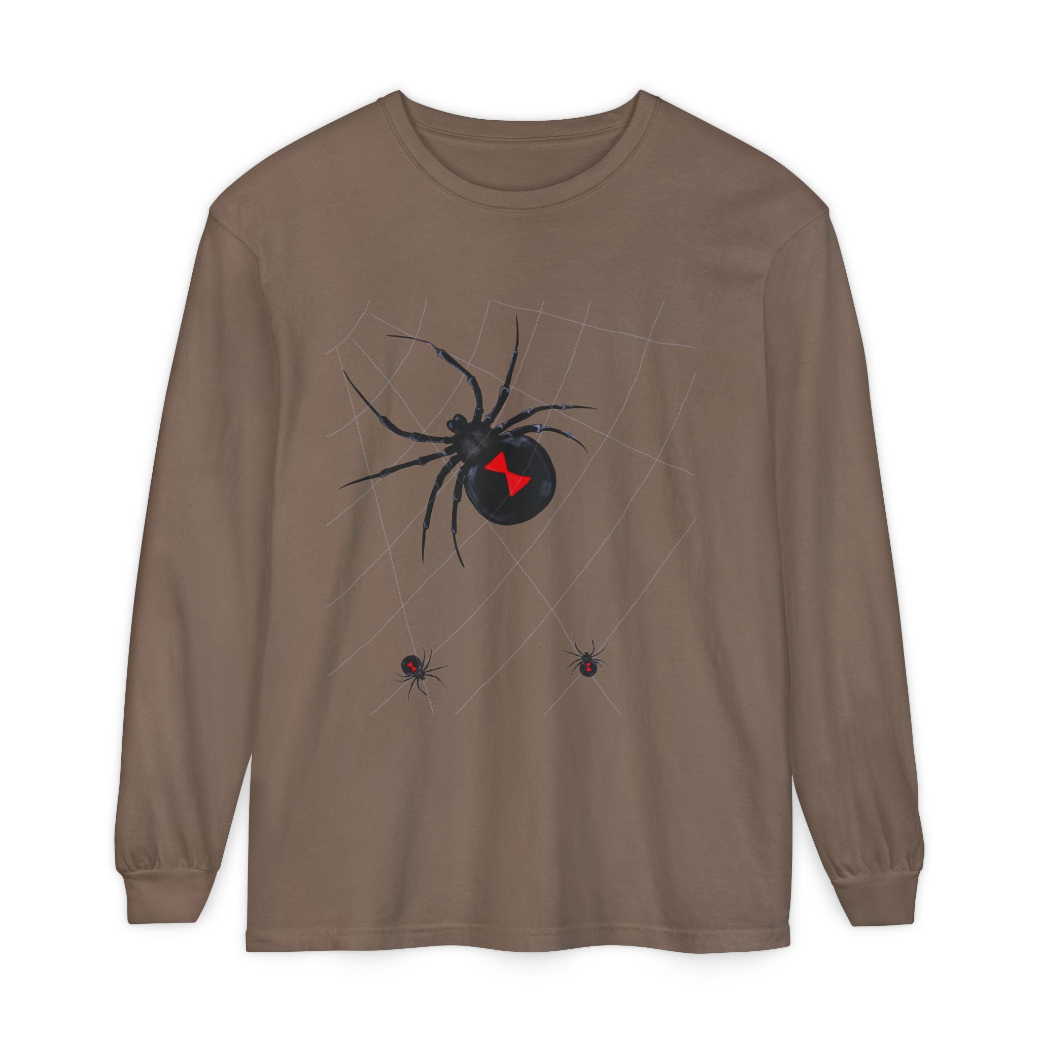 Black Widow Comfort Colors Long Sleeve Tee