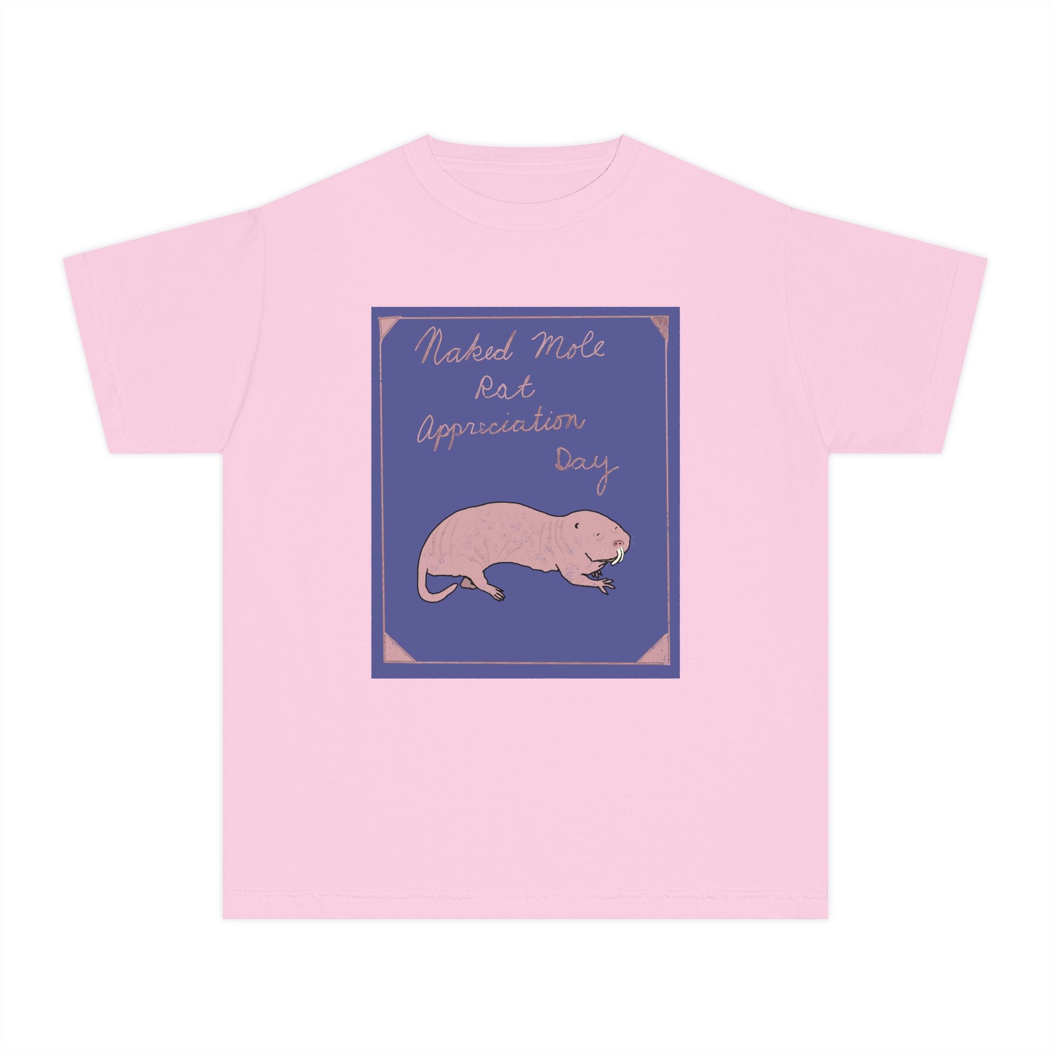 Youth Naked Mole Rat Appreciation Youth Comfort Colors Tee