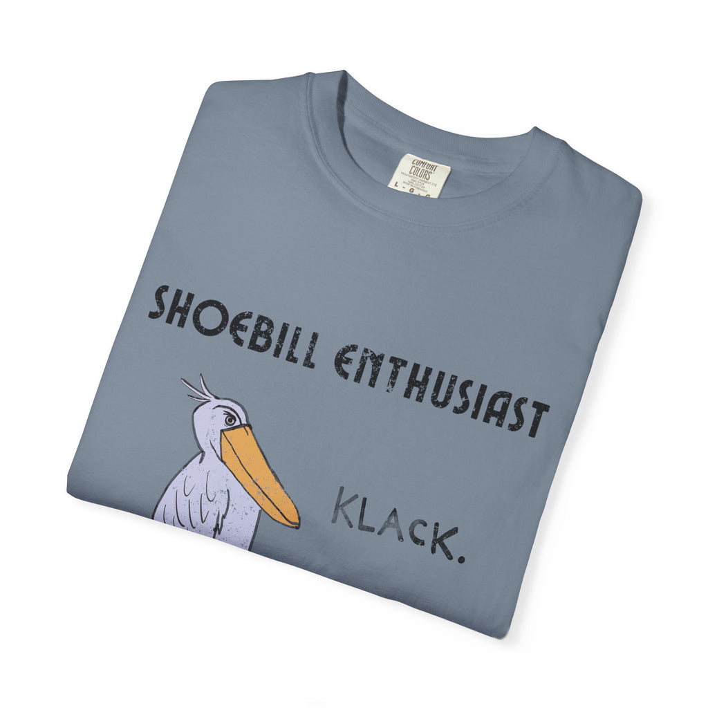 Shoebill Enthusiast Comfort Colors Tee