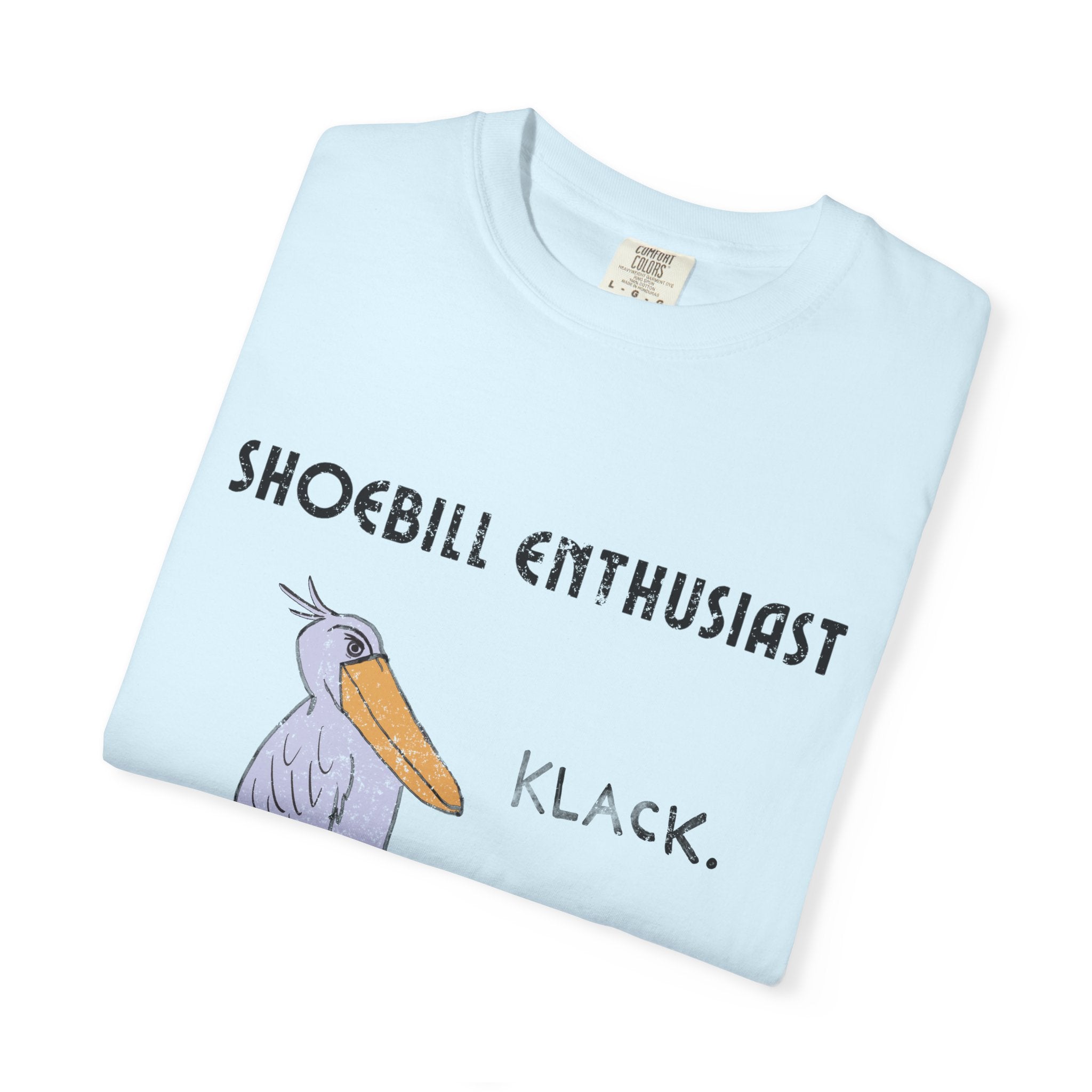 Shoebill Enthusiast Comfort Colors Tee