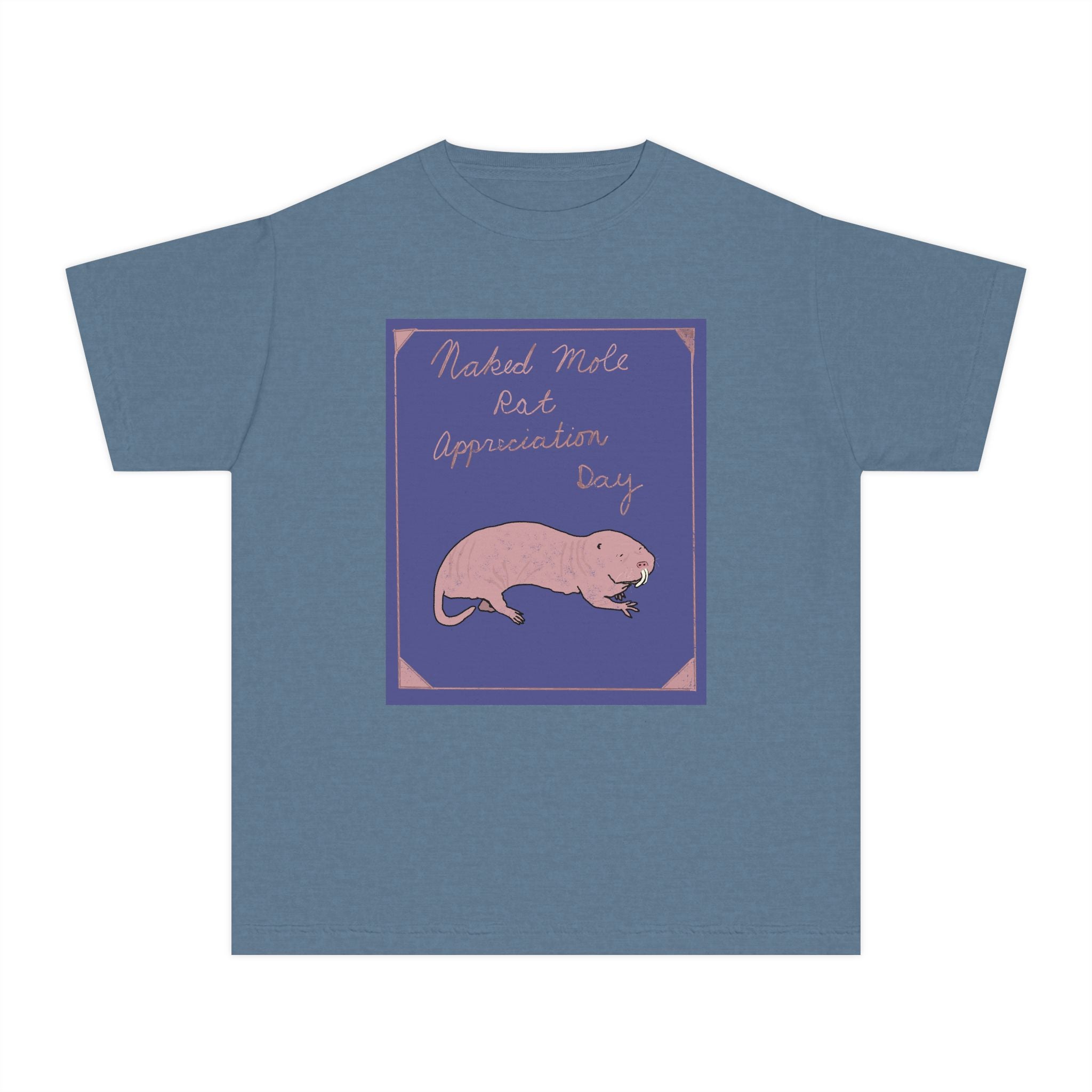 Youth Naked Mole Rat Appreciation Youth Comfort Colors Tee