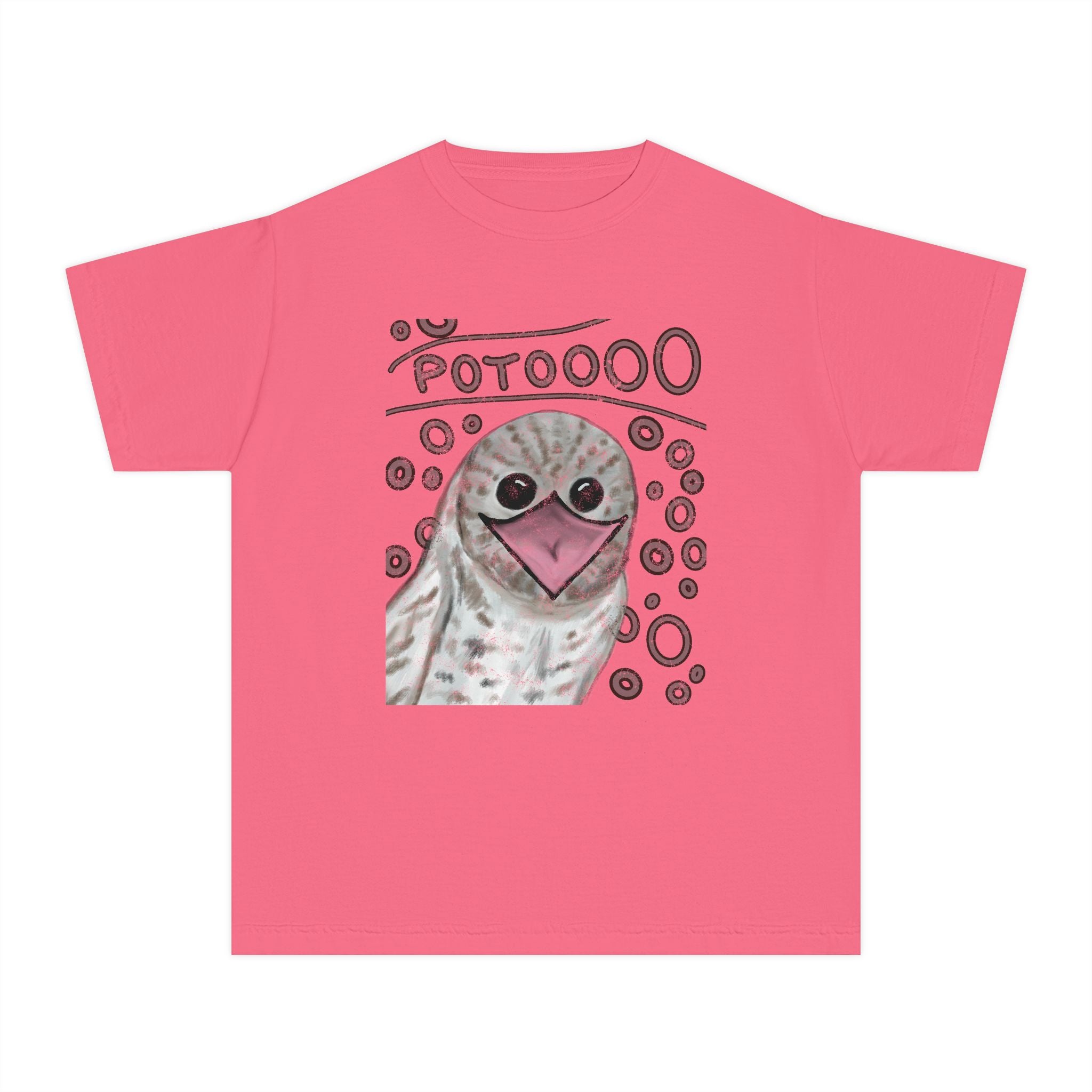 Youth Potoo Bird Comfort Colors Tee