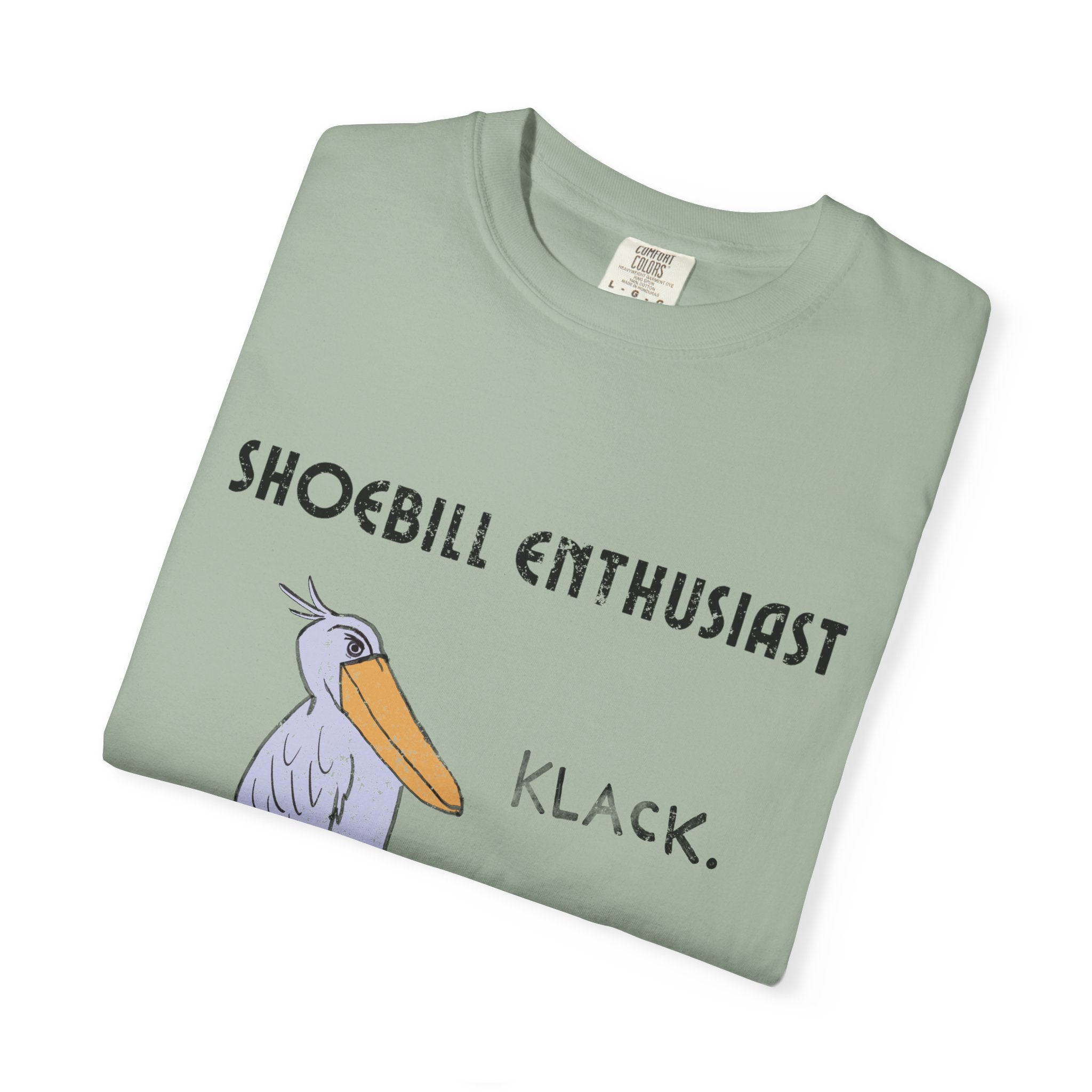 Shoebill Enthusiast Comfort Colors Tee