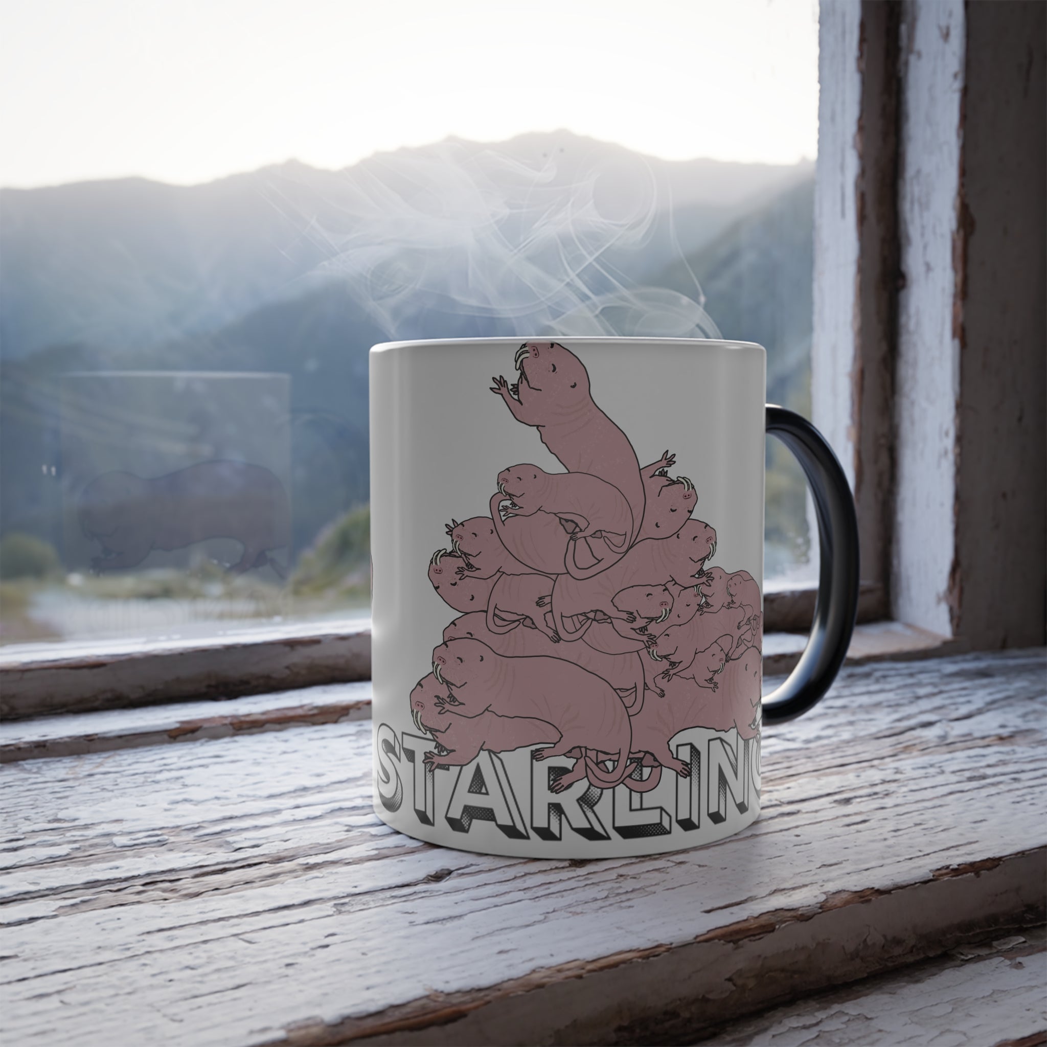 Naked Mole Rat Color-Morphing Mug