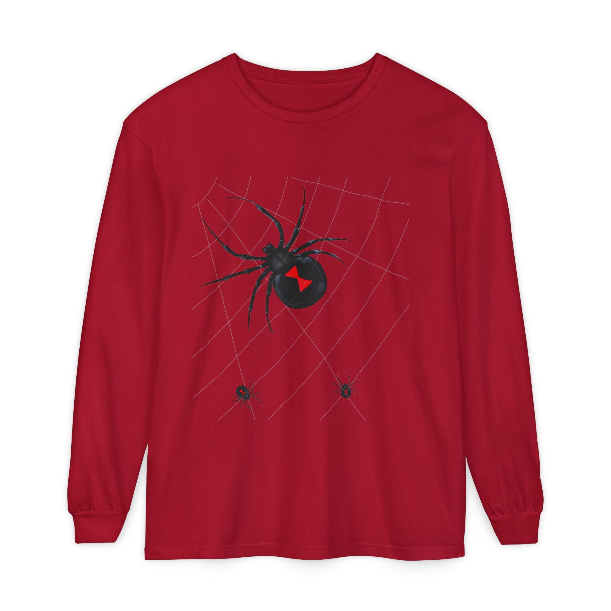 Black Widow Comfort Colors Long Sleeve Tee