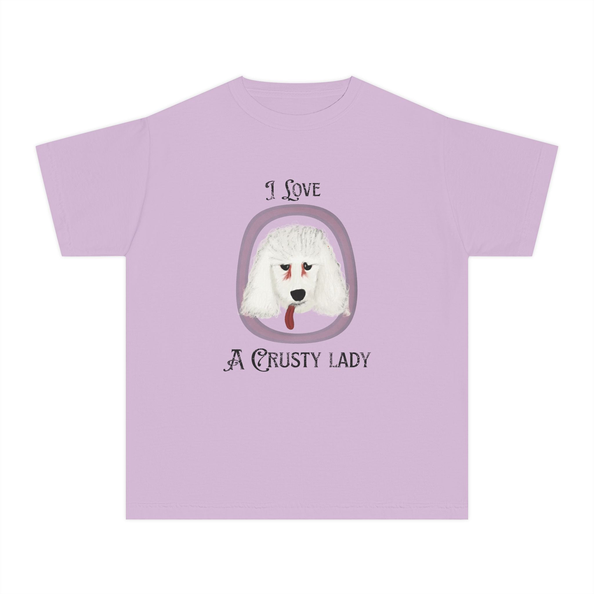 Youth Crusty Poodle Comfort Colors Tee