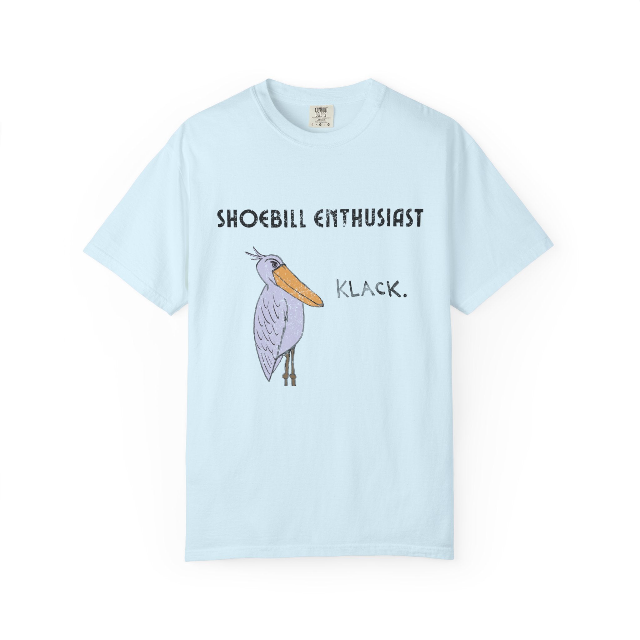 Shoebill Enthusiast Comfort Colors Tee