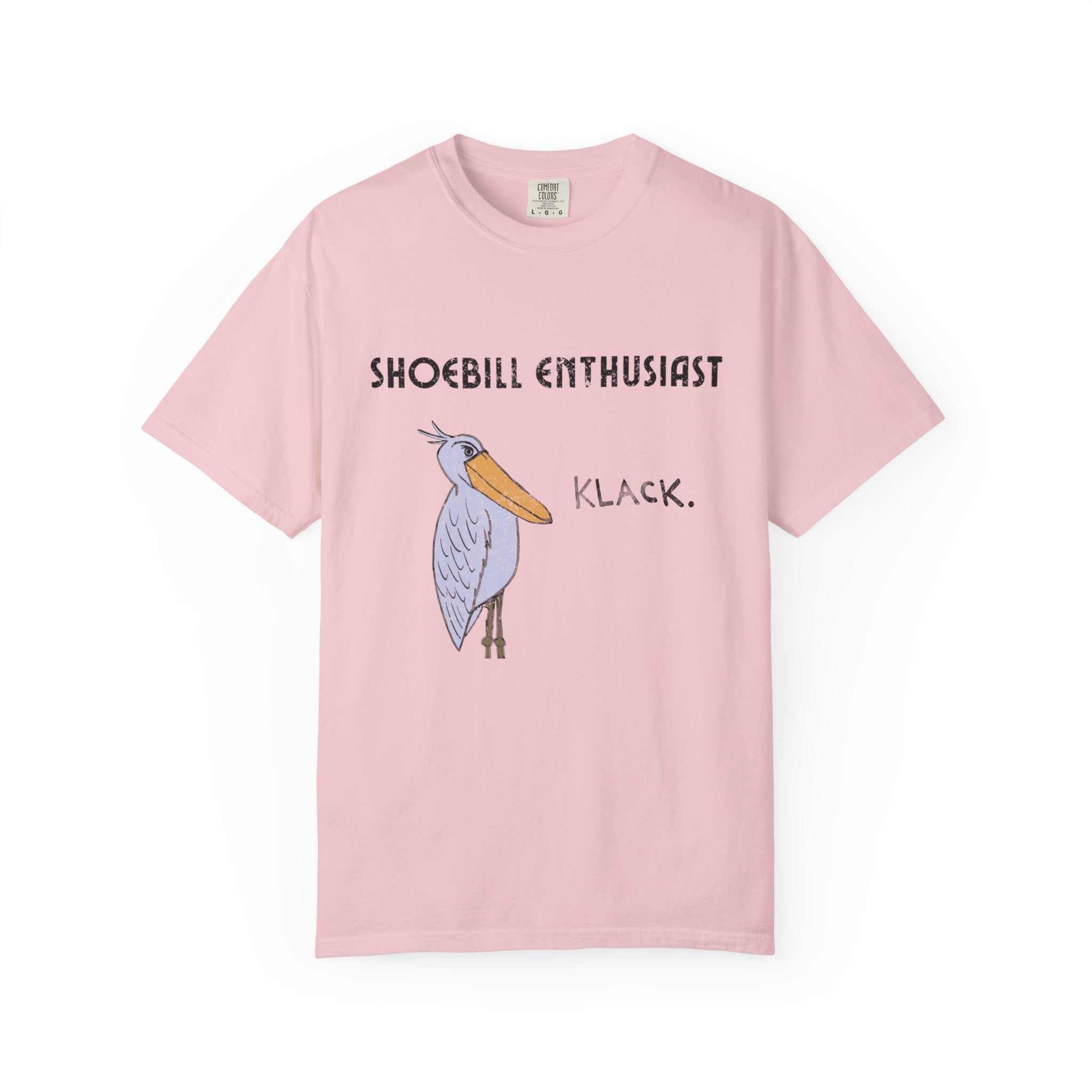 Shoebill Enthusiast Comfort Colors Tee