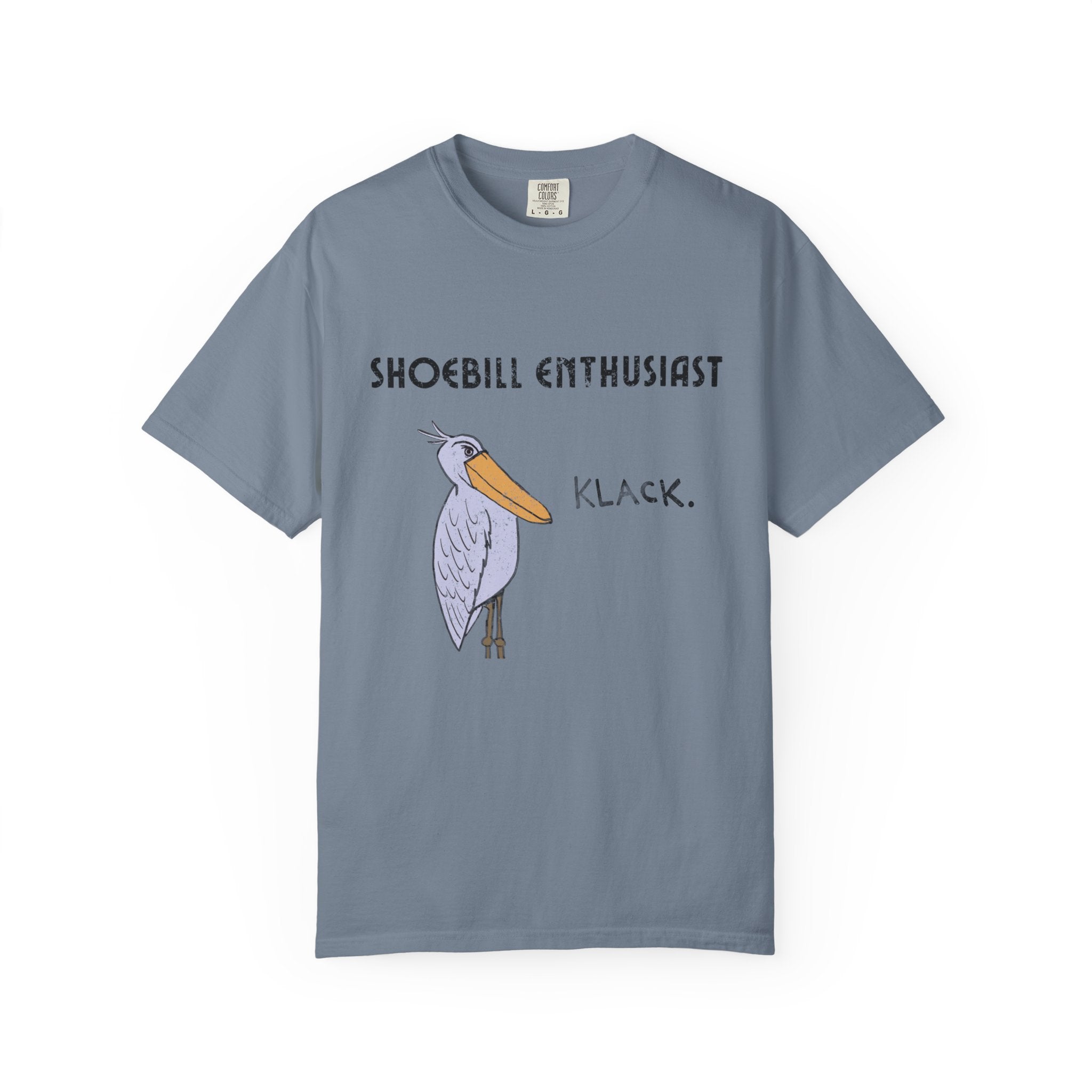 Shoebill Enthusiast Comfort Colors Tee