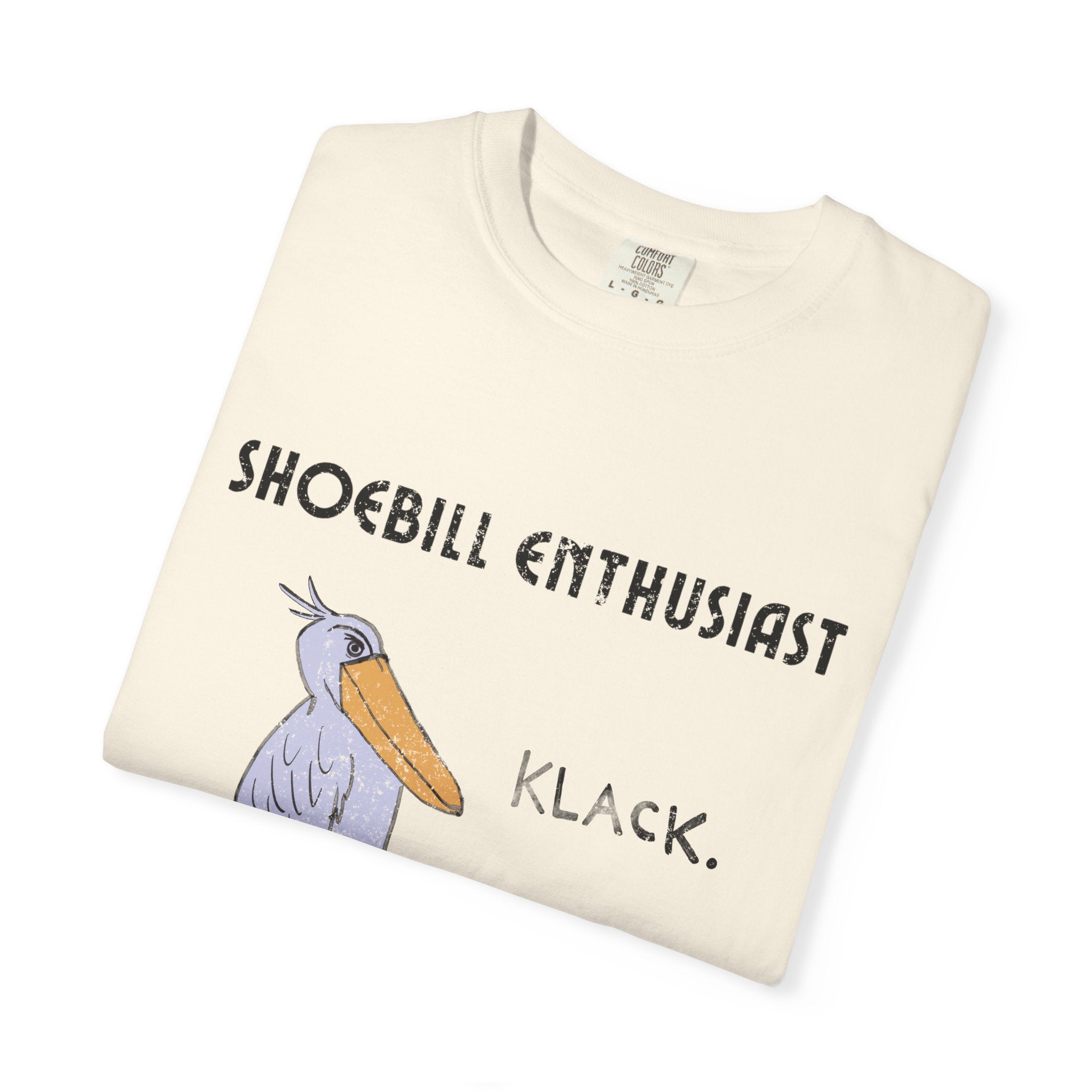 Shoebill Enthusiast Comfort Colors Tee