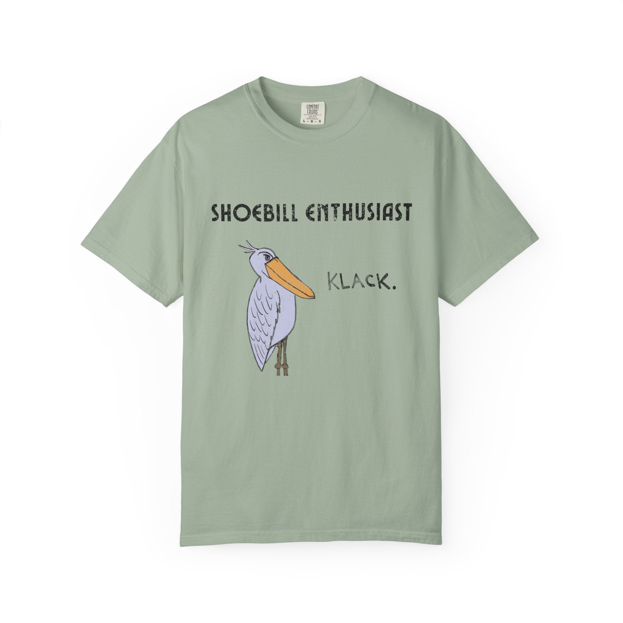 Shoebill Enthusiast Comfort Colors Tee