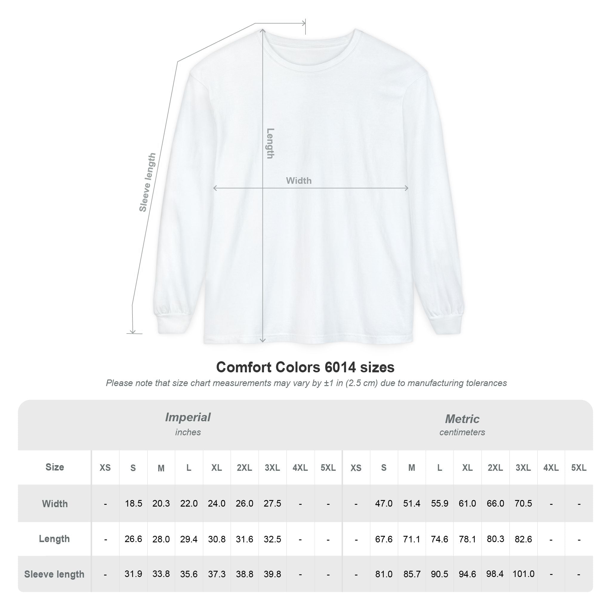 Black Widow Comfort Colors Long Sleeve Tee